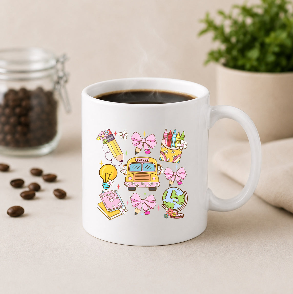 Cute Teacher School Days Coffee Mug