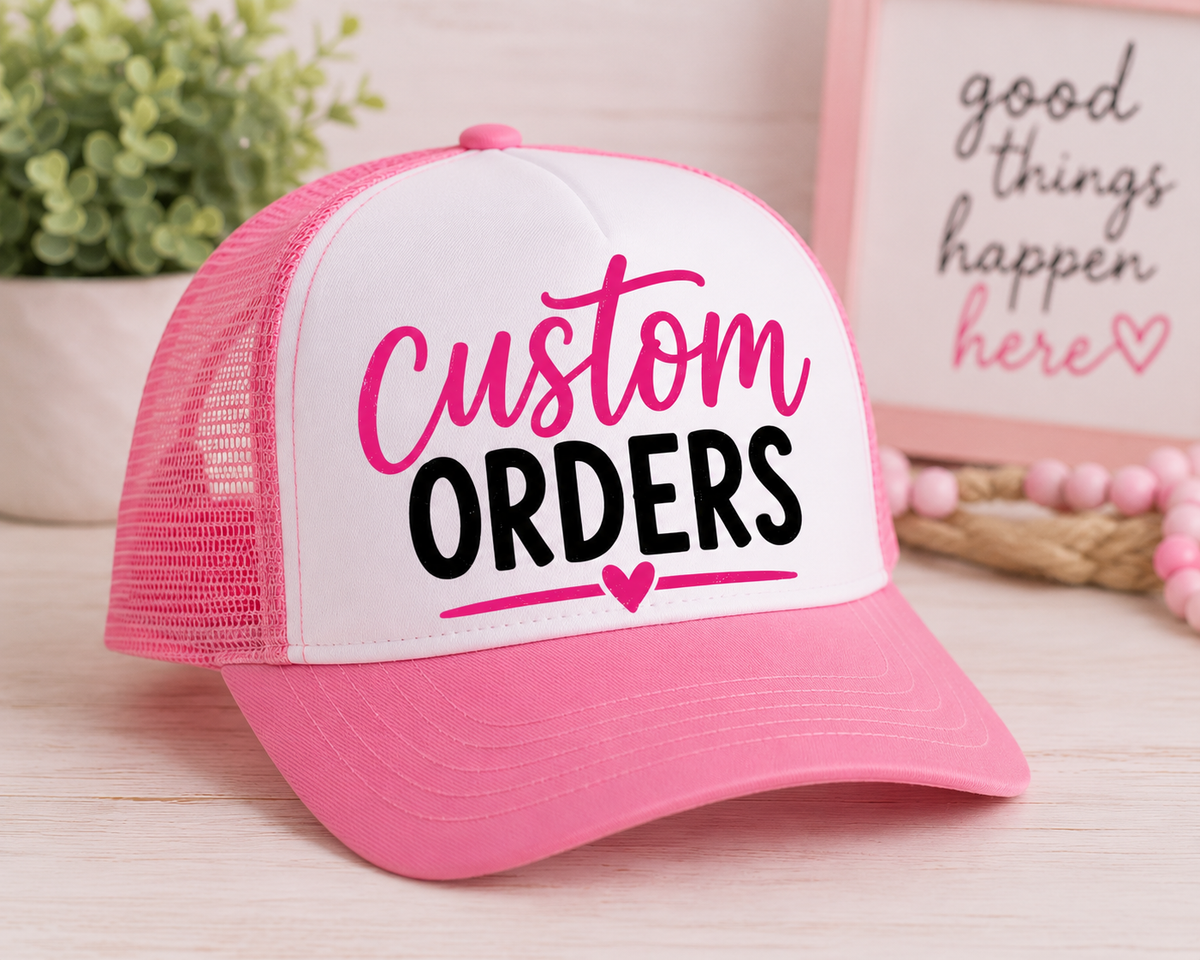 Custom Hat Order – Payment Only