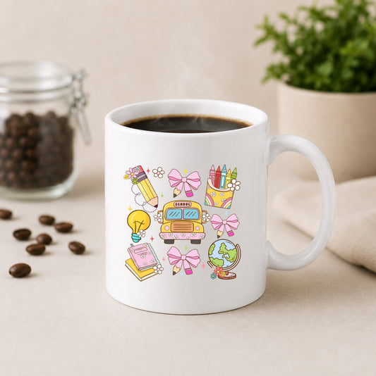 Cute Teacher School Days Coffee Mug