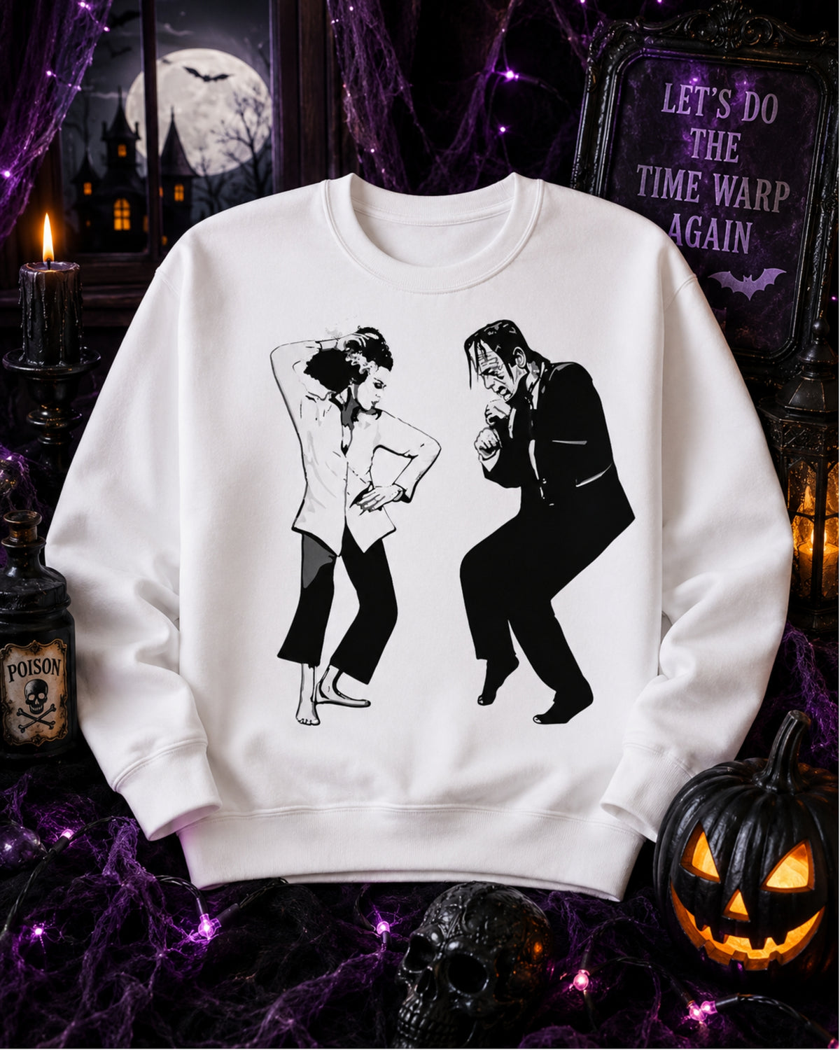 Time Warp Halloween Sweatshirt & T-Shirt