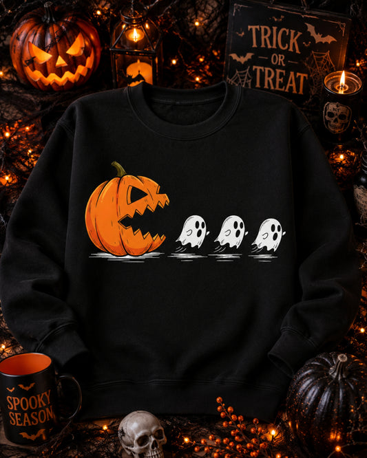 Run Little Ghosts Halloween T-Shirt or Sweatshirt