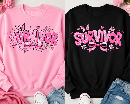 Breast Cancer Survivor T-Shirt or Sweatshirt